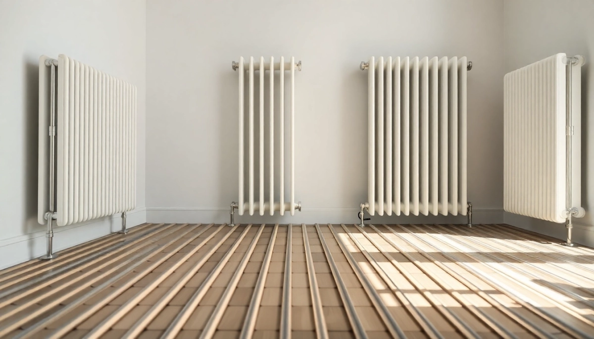 Podłogówka czy grzejniki koszty