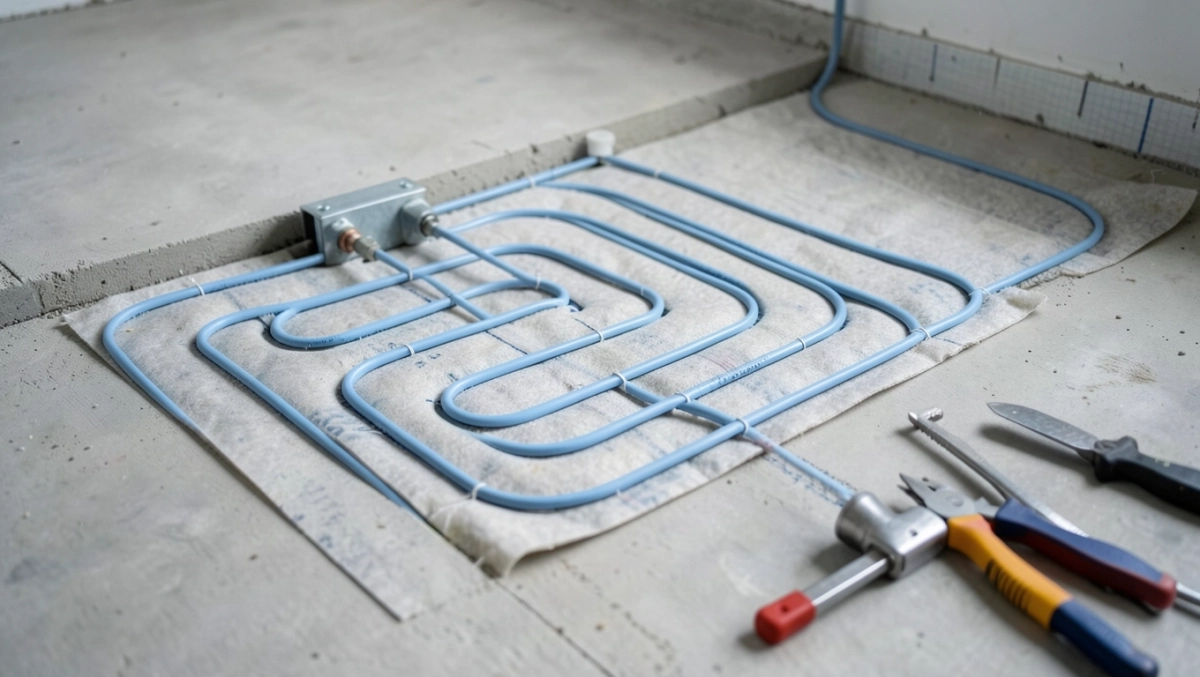 podłogówka schemat