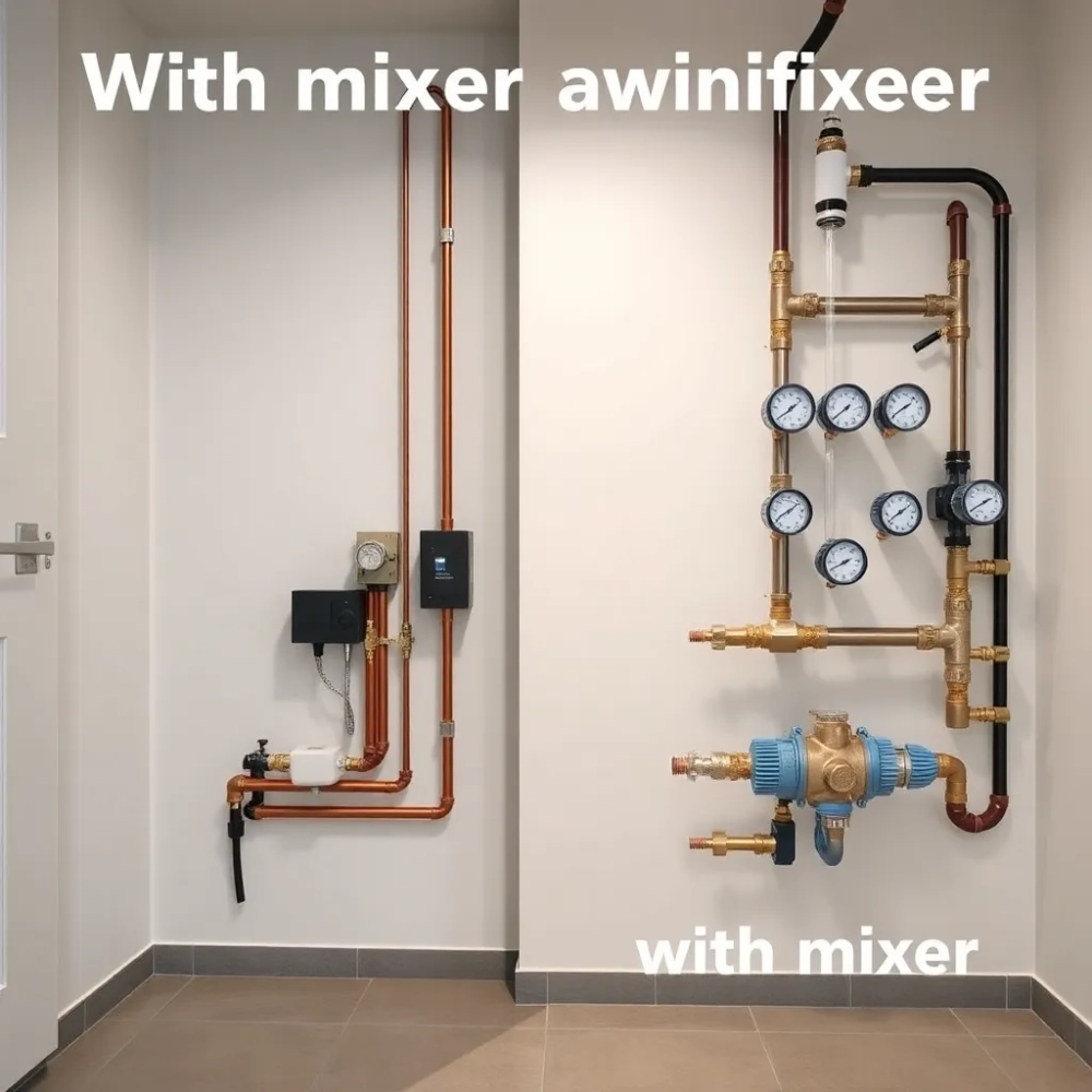 Podłogówką z mieszaczem czy bez