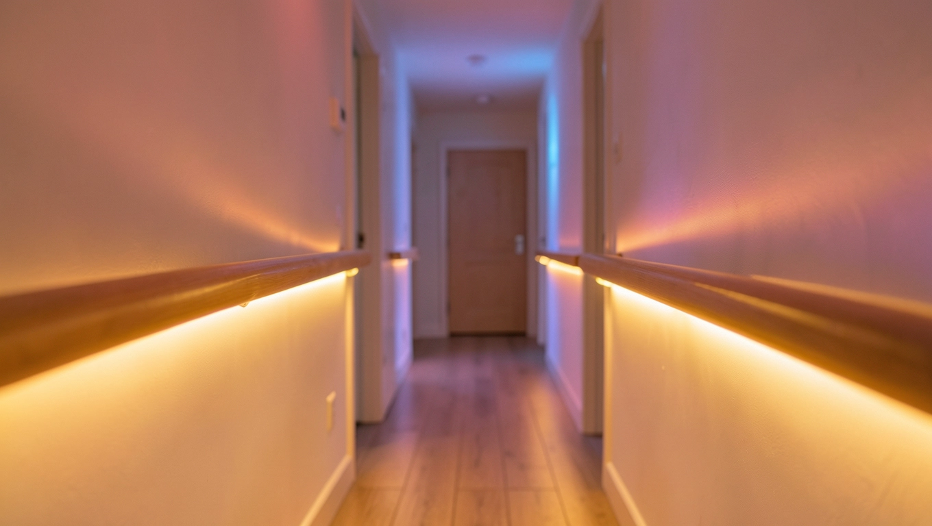 Podświetlenie LED w poręczach wewnętrznych