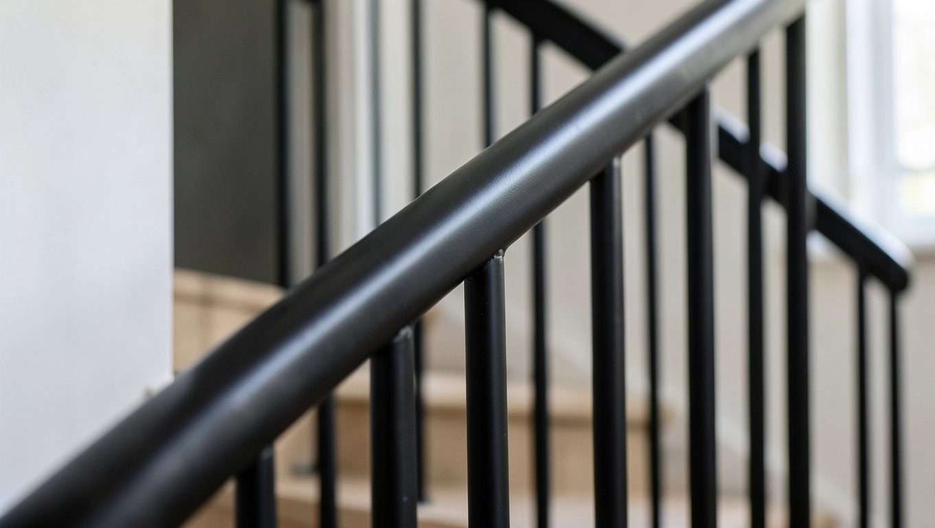 Poręcz schodowa czarna