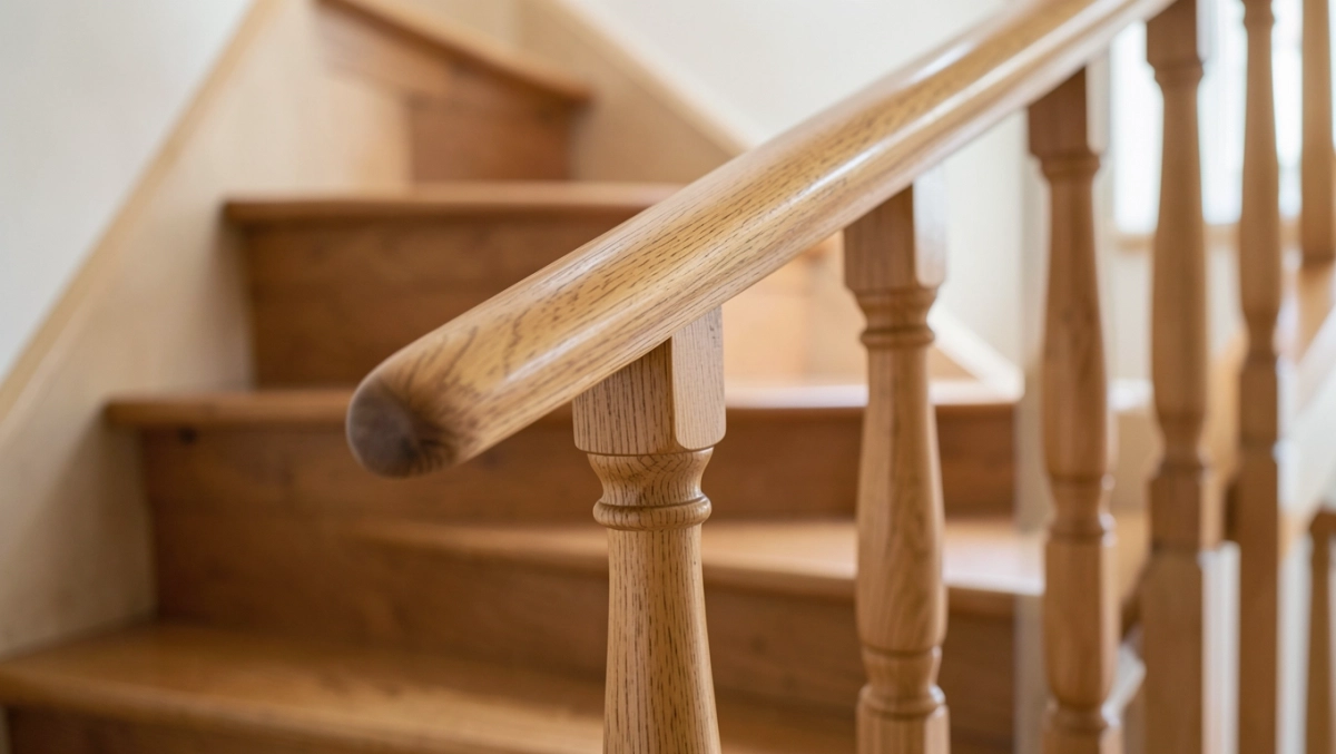 Poręcze drewniane Kornik