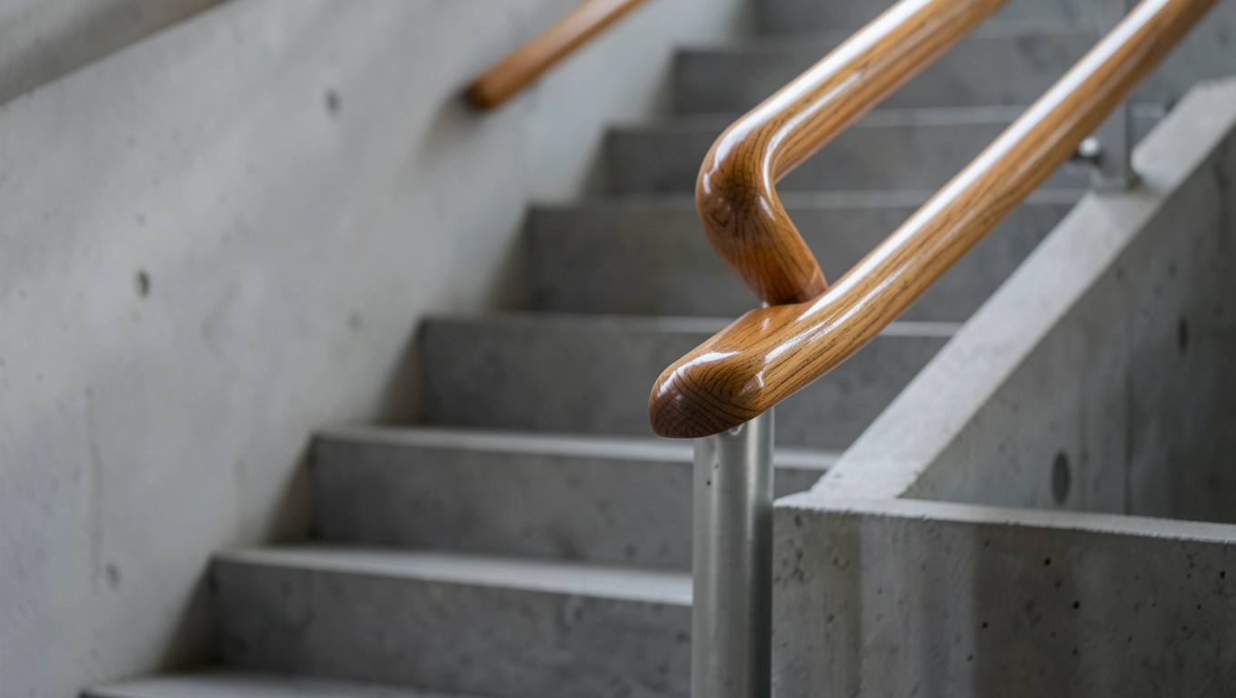 Poręcze drewniane wewnętrzne