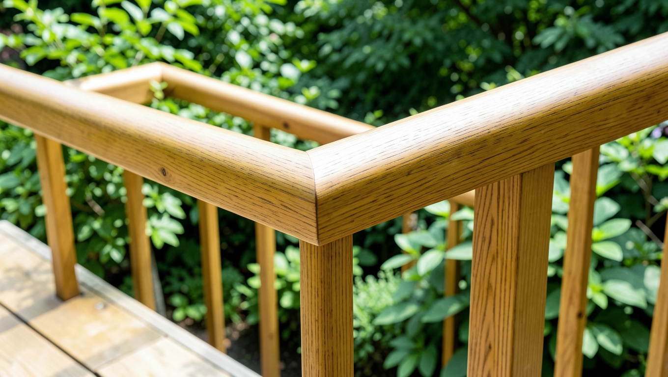 Poręcze z buku zewnętrzne