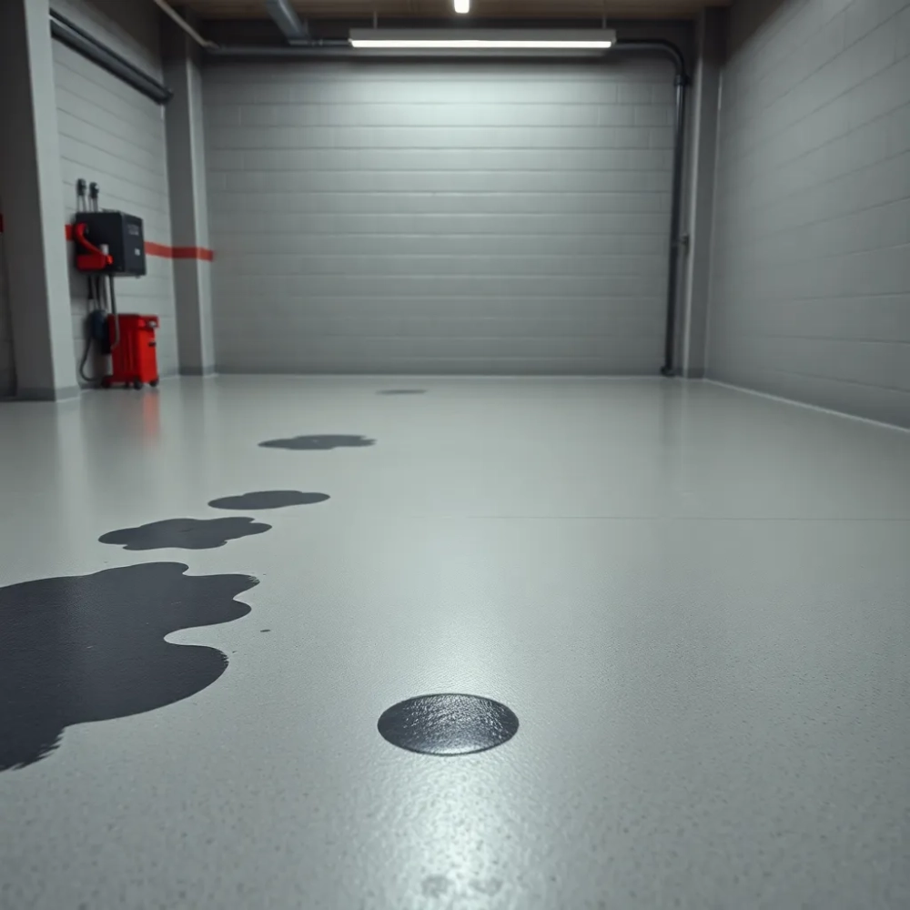 Posadzka przemysłowa w garażu