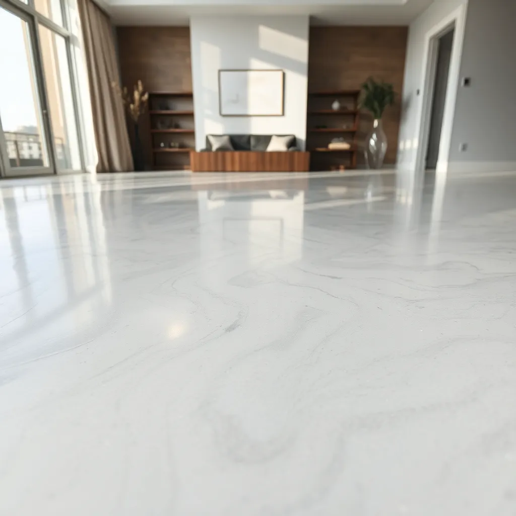 Posadzka żywiczna do salonu