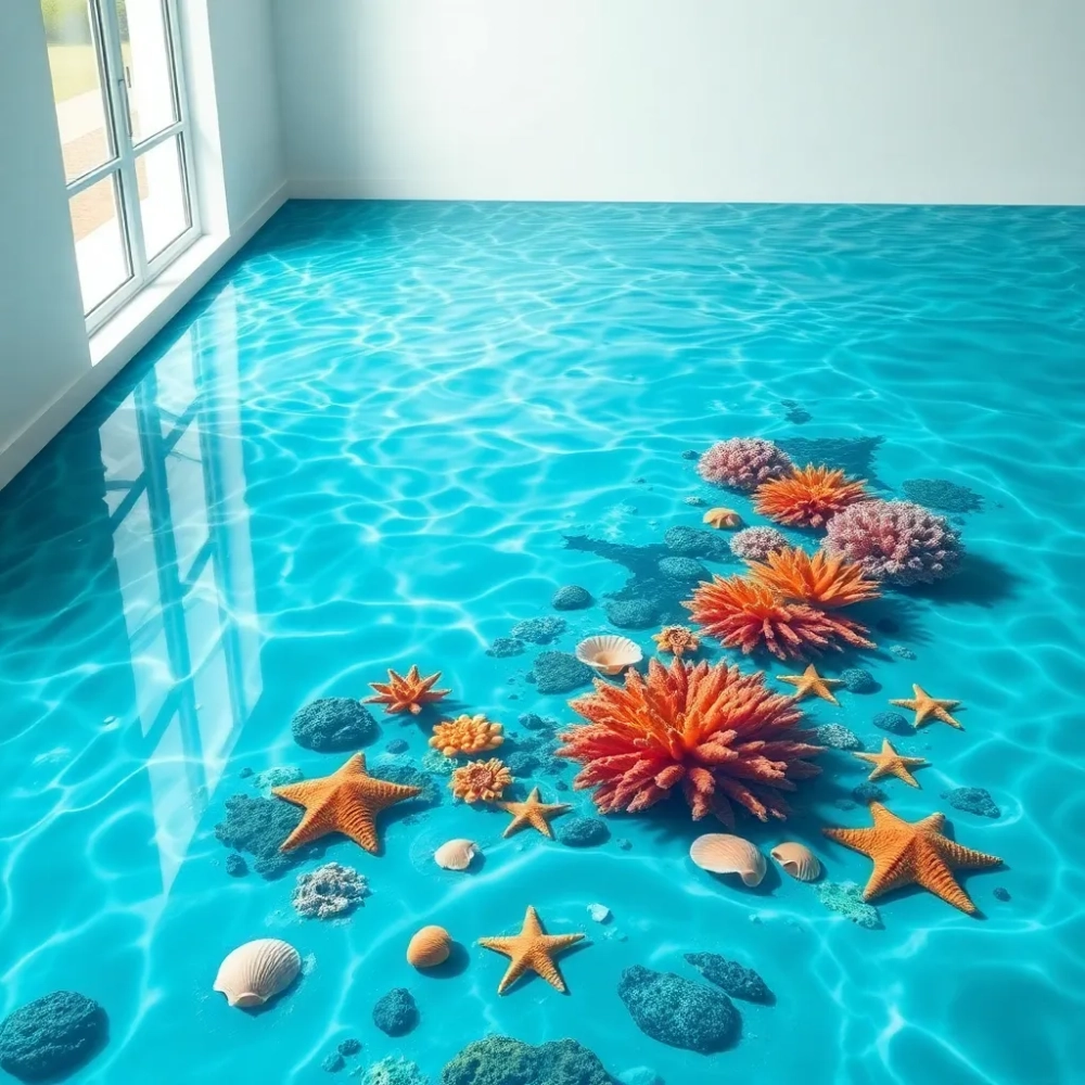 Posadzki żywiczne w 3D