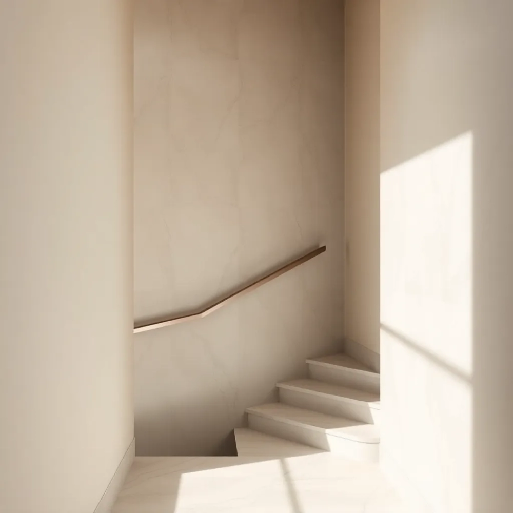 Praktyczne ściany na klatce schodowej