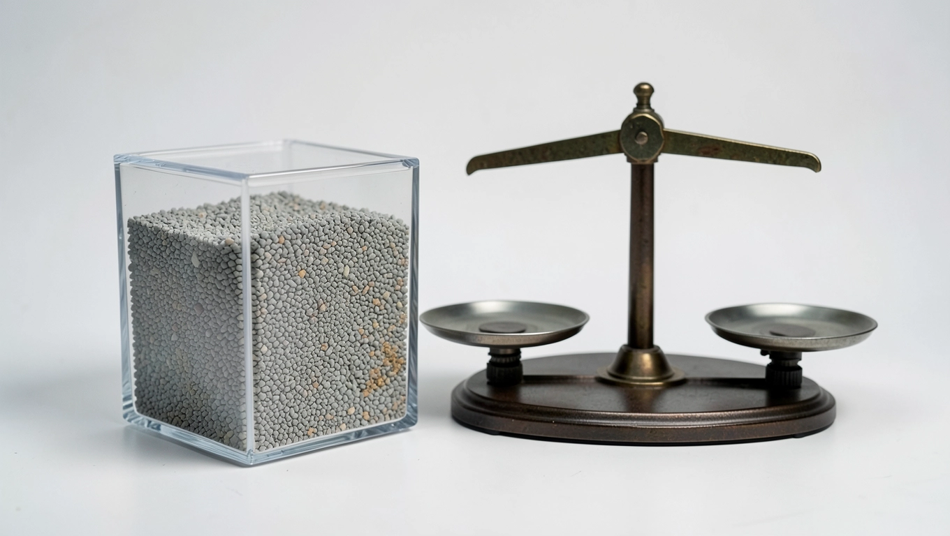 Przelicznik 1 m³ kruszywa na kilogramy i tony