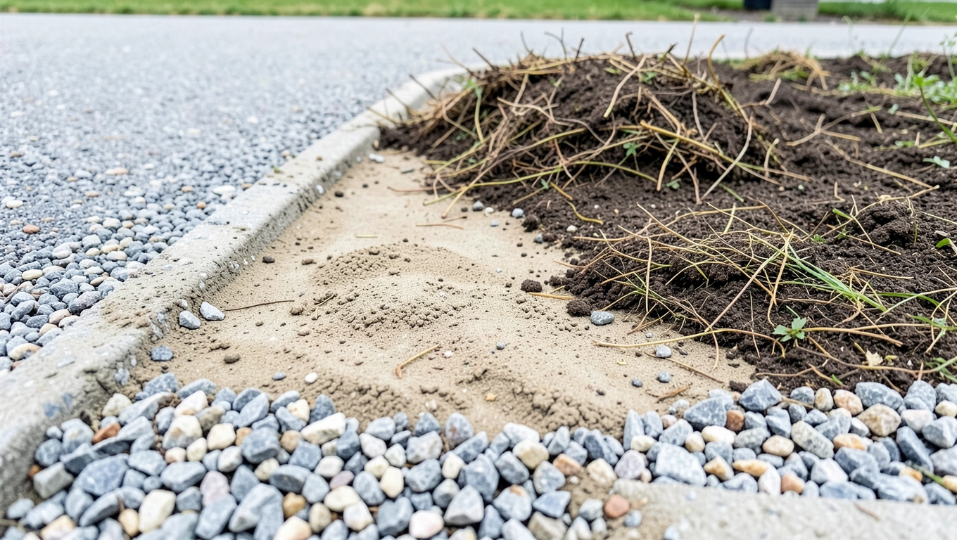 Przygotowanie podłoża pod dolomit na podjazd