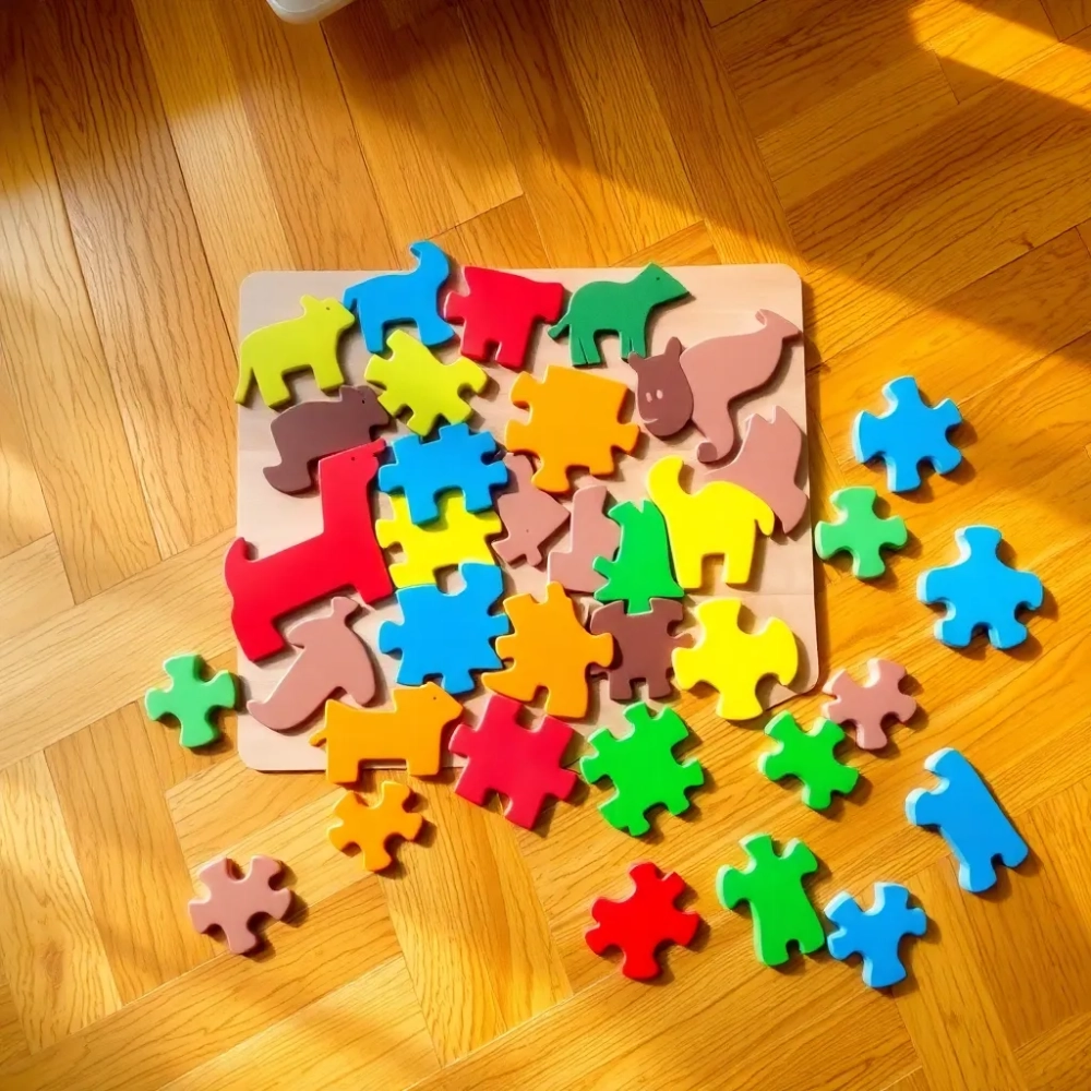 Puzzle na podłogę dla dzieci