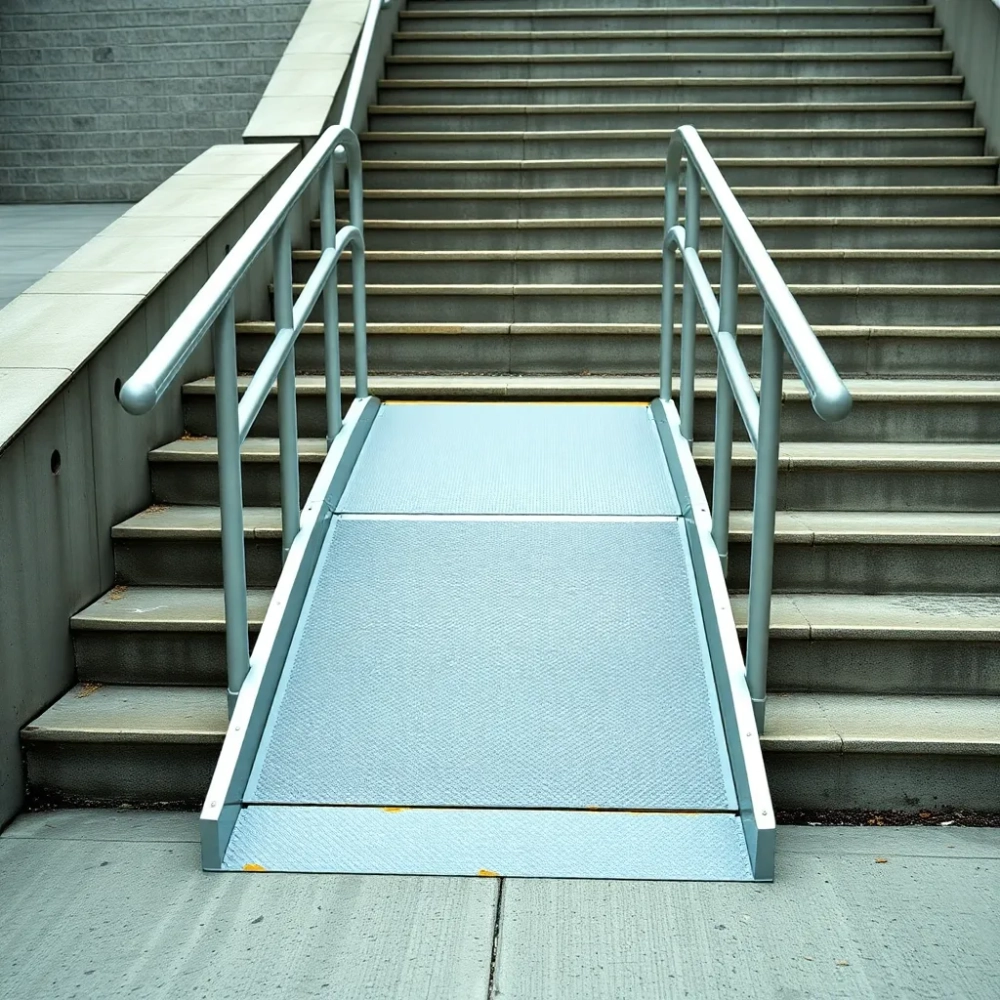 Rampa na schody dla wózków inwalidzkich