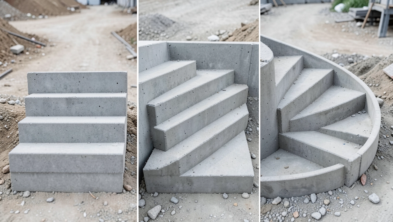 Rodzaje schodów prefabrykowanych żelbetowych cena