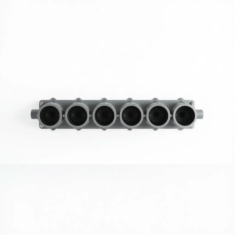 Rozdzielacz do podłogówki 5 sekcji wymiary