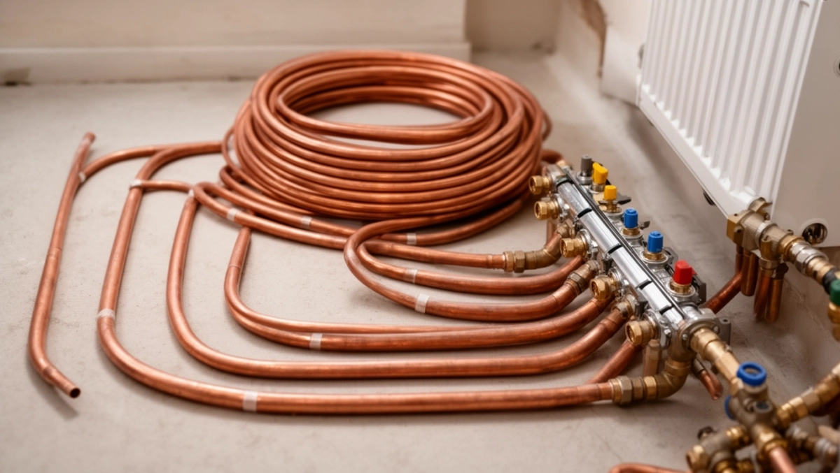 Schemat podłączenia podłogówki z grzejnika