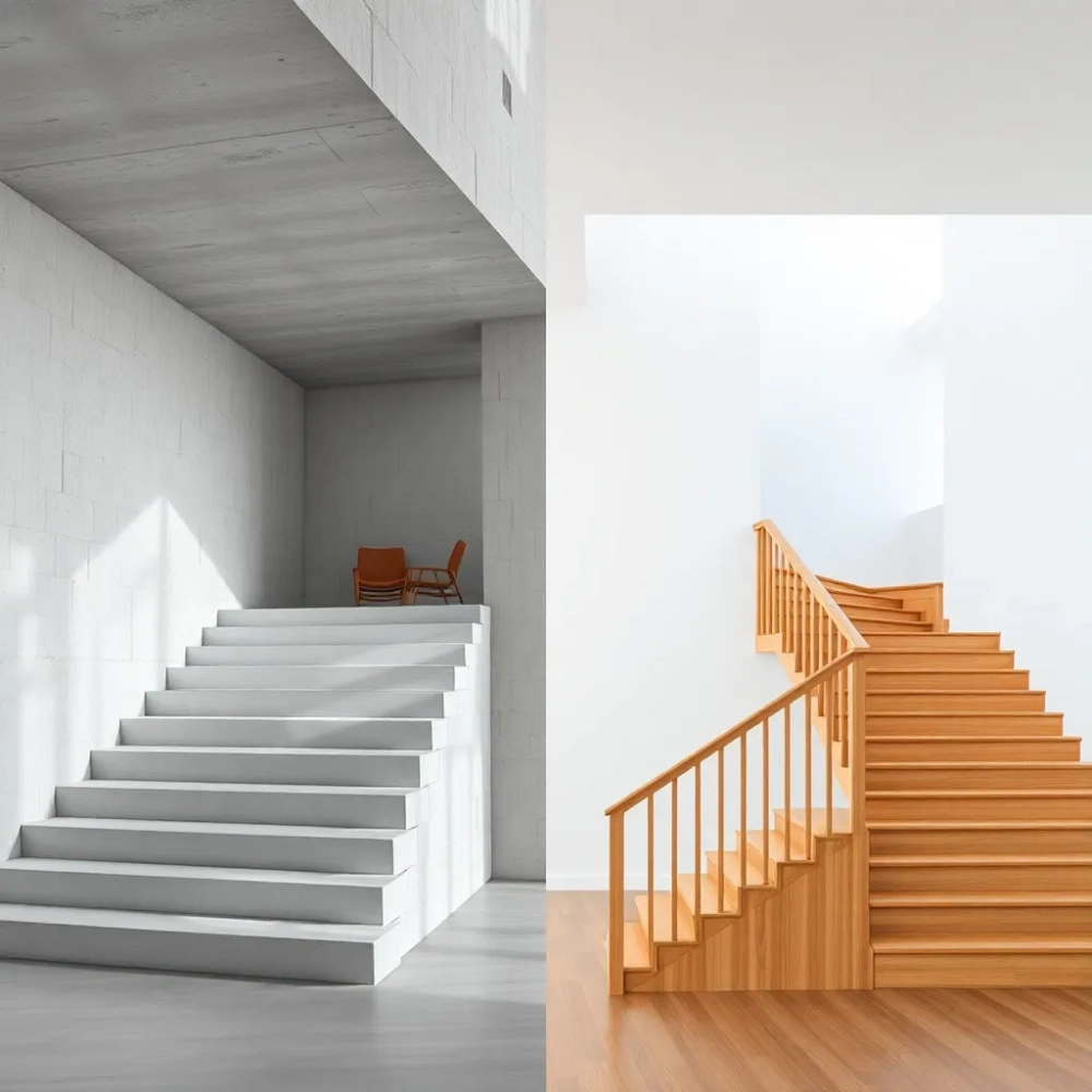 Schody betonowe czy drewniane koszt