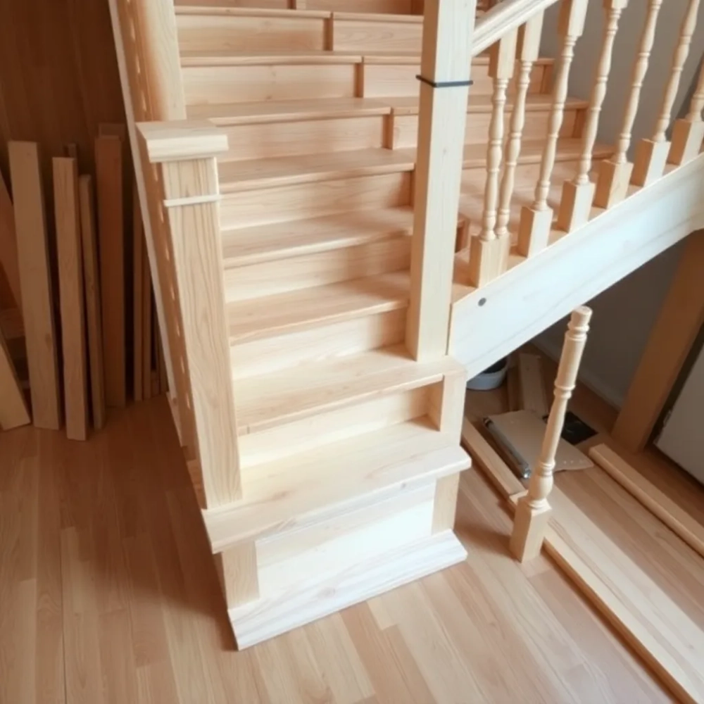 Schody drewniane na wymiar do samodzielnego montażu