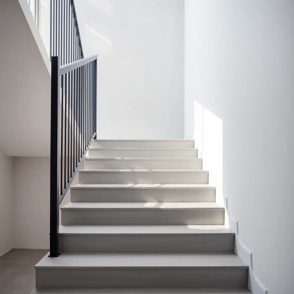 Schody jednobiegowe co to znaczy