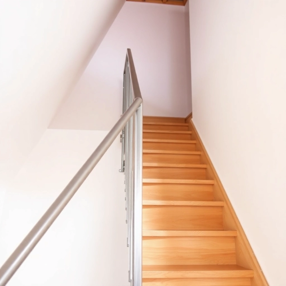 Schody Strychowe Z Poręczą