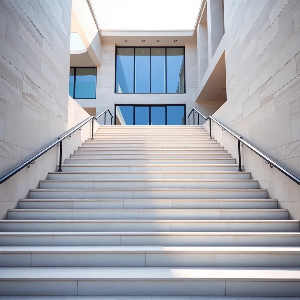 Schody wejściowe do domu wysokie