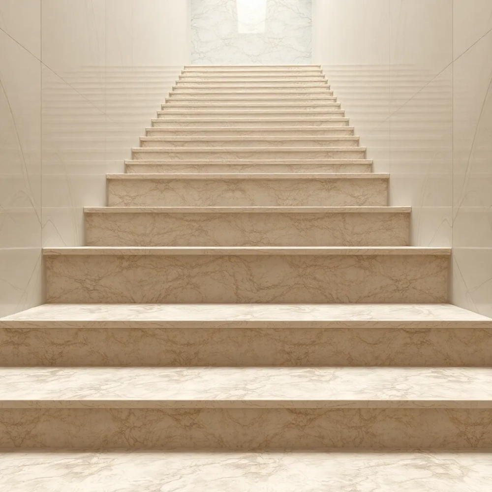 Schody wewnętrzne z konglomeratu