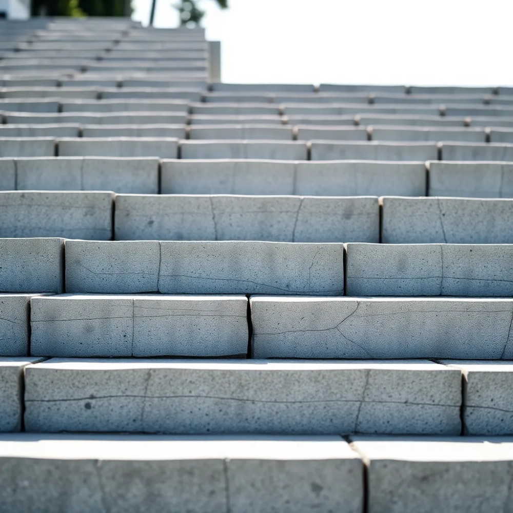 Schody z kostki betonowej