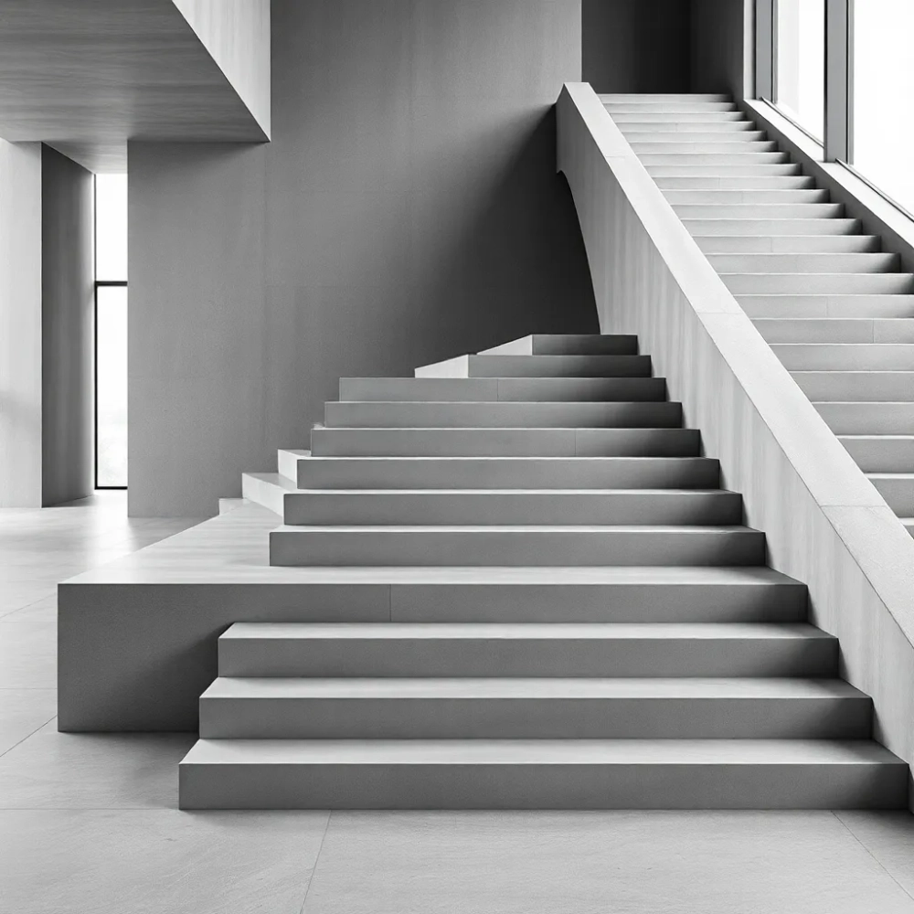 Schody z mikrocementu