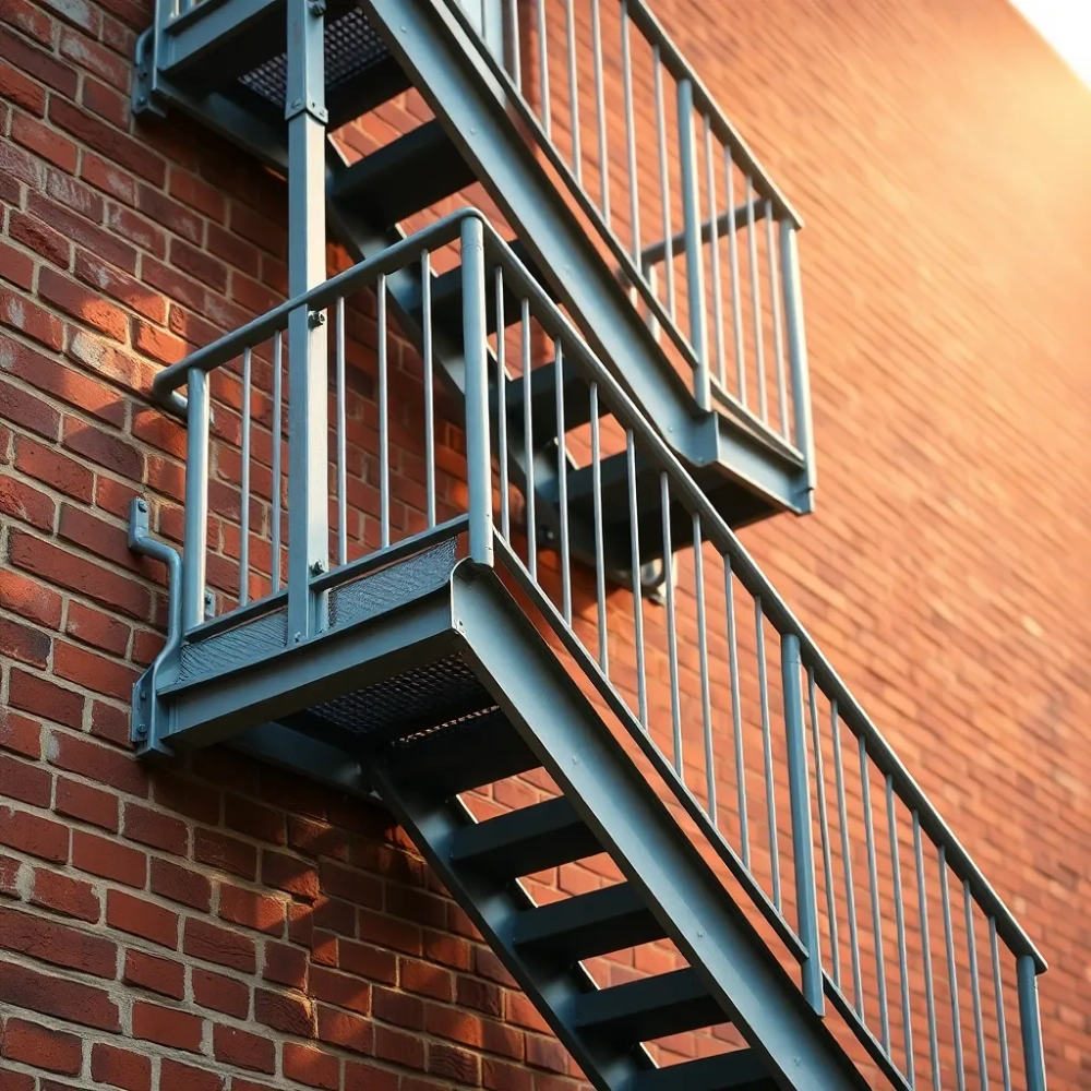 Schody zewnętrzne wymagania ppoż