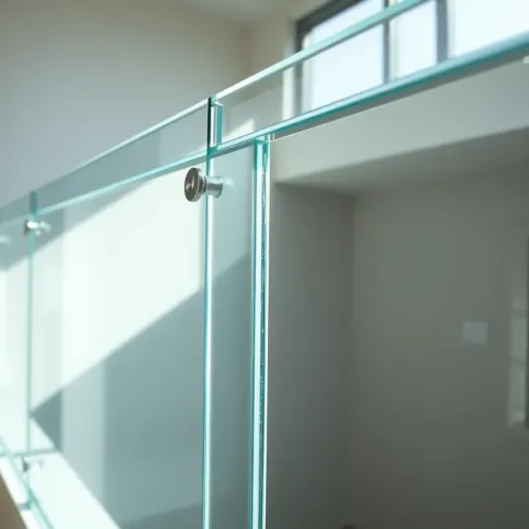 Balustrada szklana na rotulach