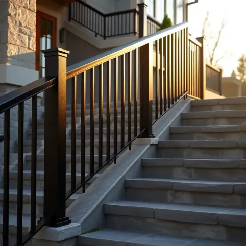 Balustrady na schody zewnętrzne