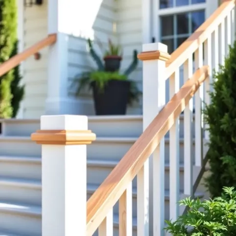 Balustrady na schody zewnętrzne do samodzielnego montażu