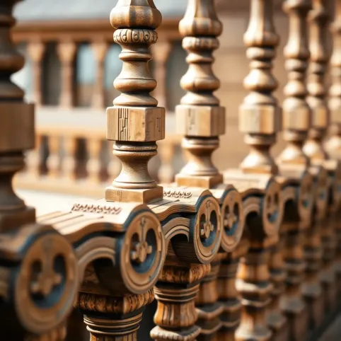 Balustrady zewnętrzne drewniane wzory