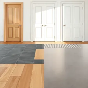 Białe drzwi jaka podłoga