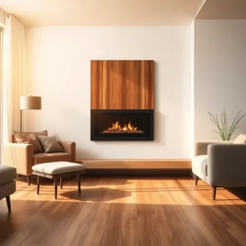 Biokominek ile od podłogi