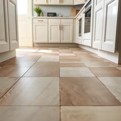 Co na podłogę w kuchni na stare płytki