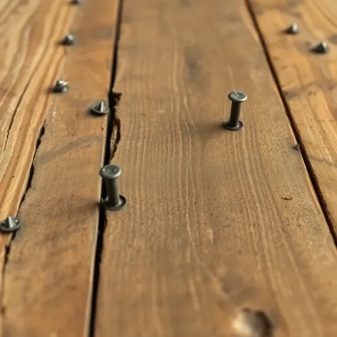 Cyklinowanie desek z gwoździami