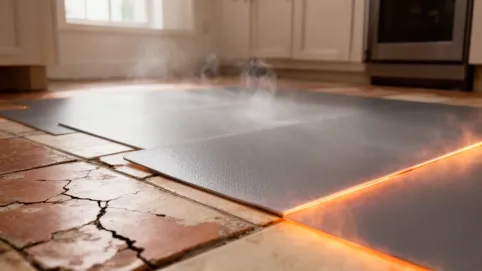 Czy można położyć panele winylowe na płytki przy ogrzewaniu podłogowym