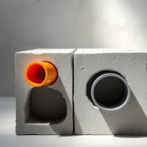 Czy rury PP można zalać betonem