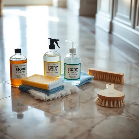 Czym czyścić podłogę z kamienia