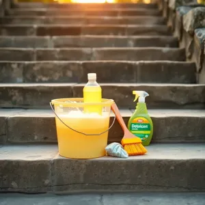 Czym czyścić schody zewnętrzne