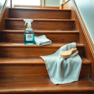 Czym czyścić zabrudzone schody drewniane
