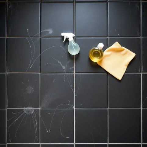 Czym myć czarne płytki podłogowe