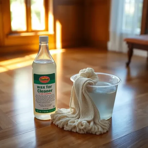 Czym myć podłogę woskowaną