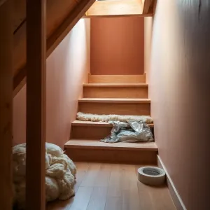 Czym ocieplić schody strychowe