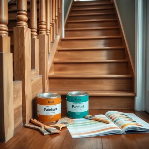 Czym pomalować schody