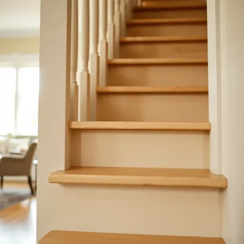 Czym pomalować schody sosnowe