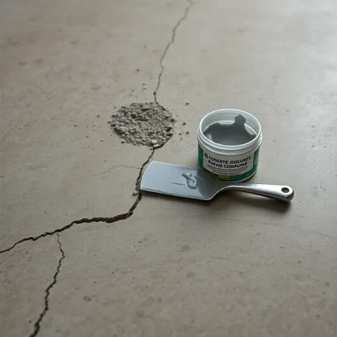 Czym uzupełnić ubytki w posadzce betonowej