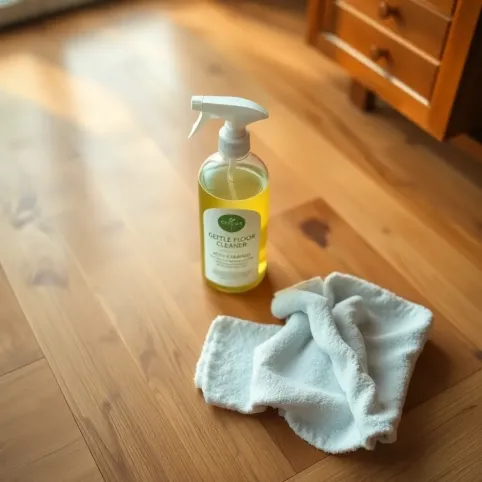 Czym wyczyścić drewnianą podłogę