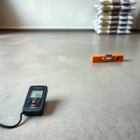 Czym wyrównać posadzkę pod żywicę