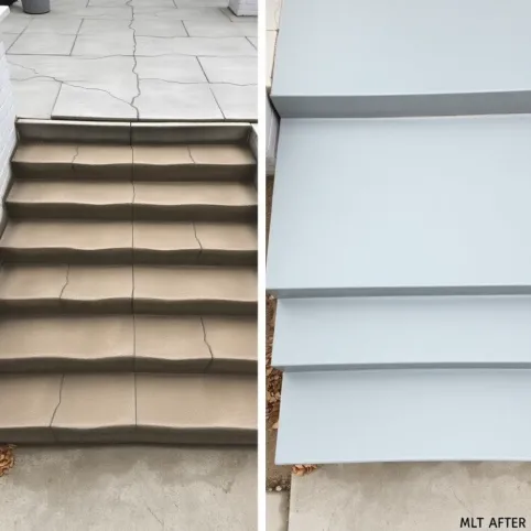 Czym wyrównać schody zewnętrzne